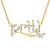 Gold Name Pendants