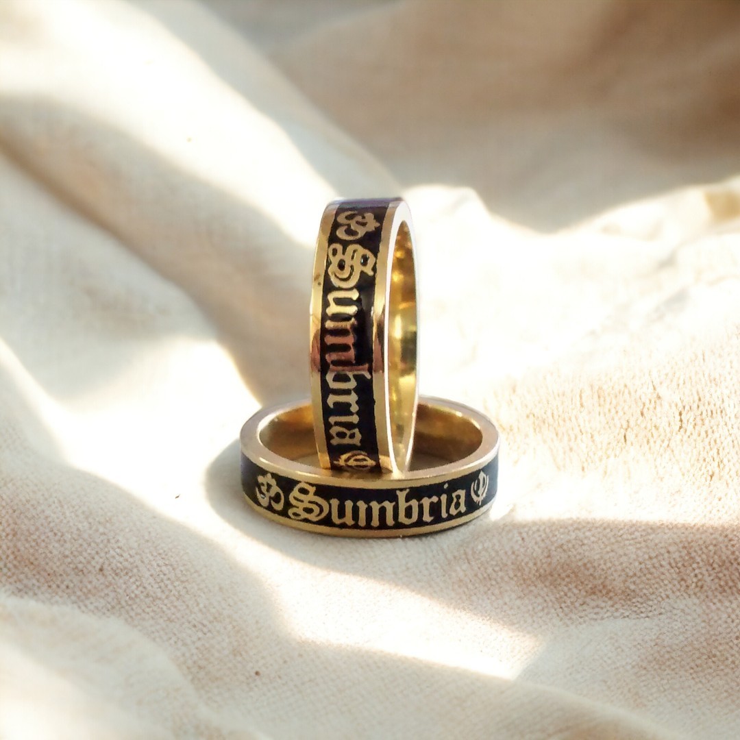 Customized Enamel Ring