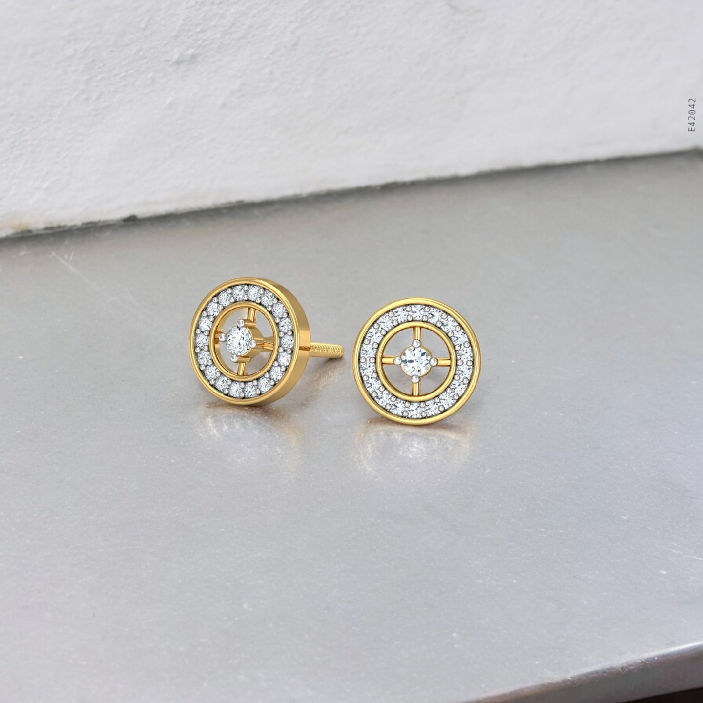 Debra Round Earrings