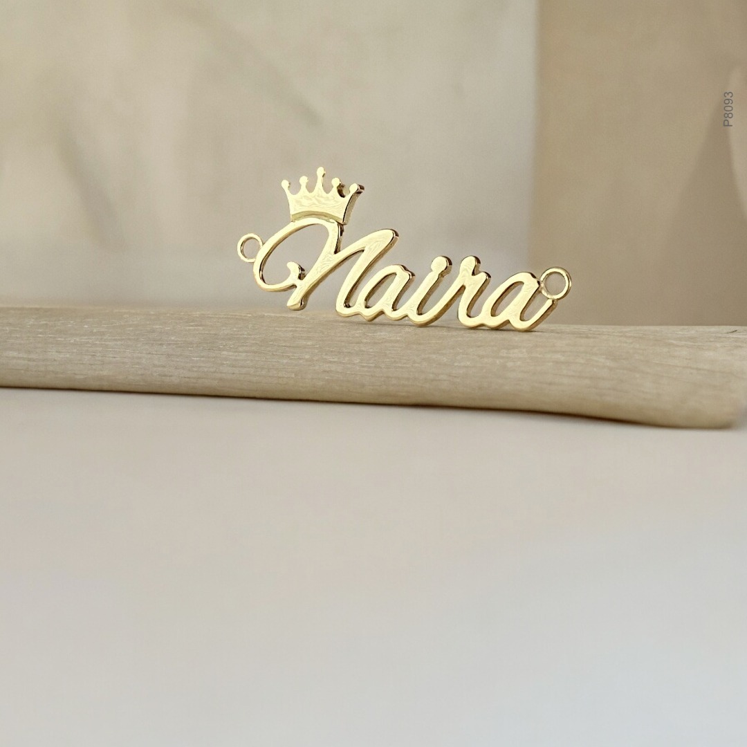 Naira Name Pendant